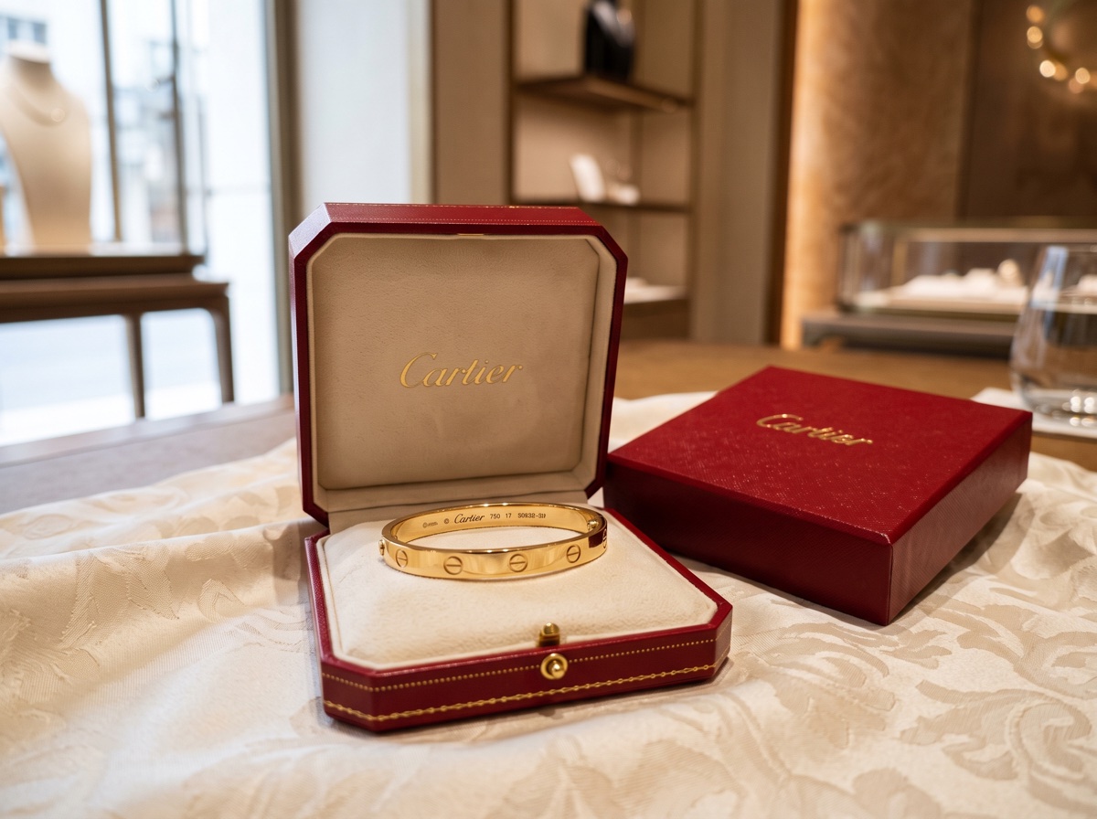 Cartier Love Bracelet in Red Box Payout